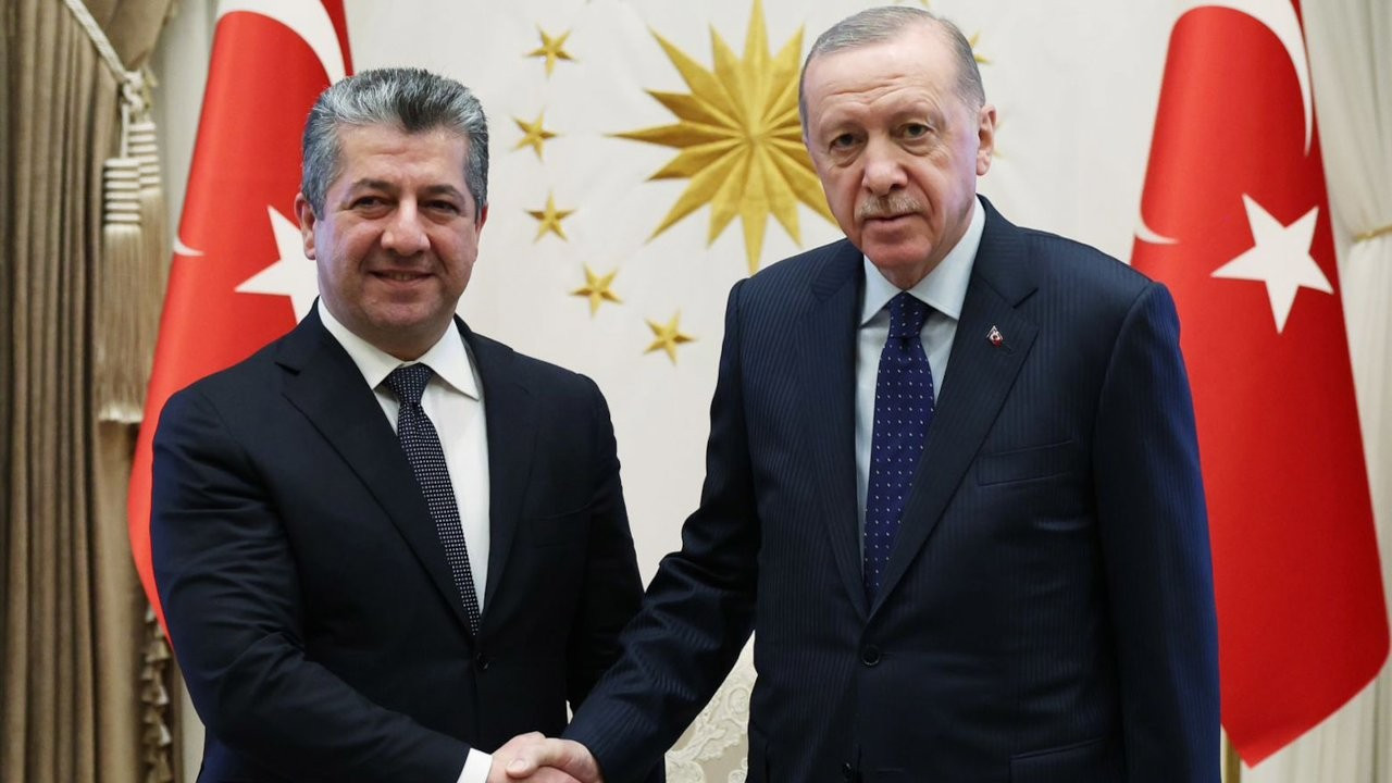 Cumhurbaşkanı Erdoğan, IKBY Başbakanı Barzani ile bir araya geldi