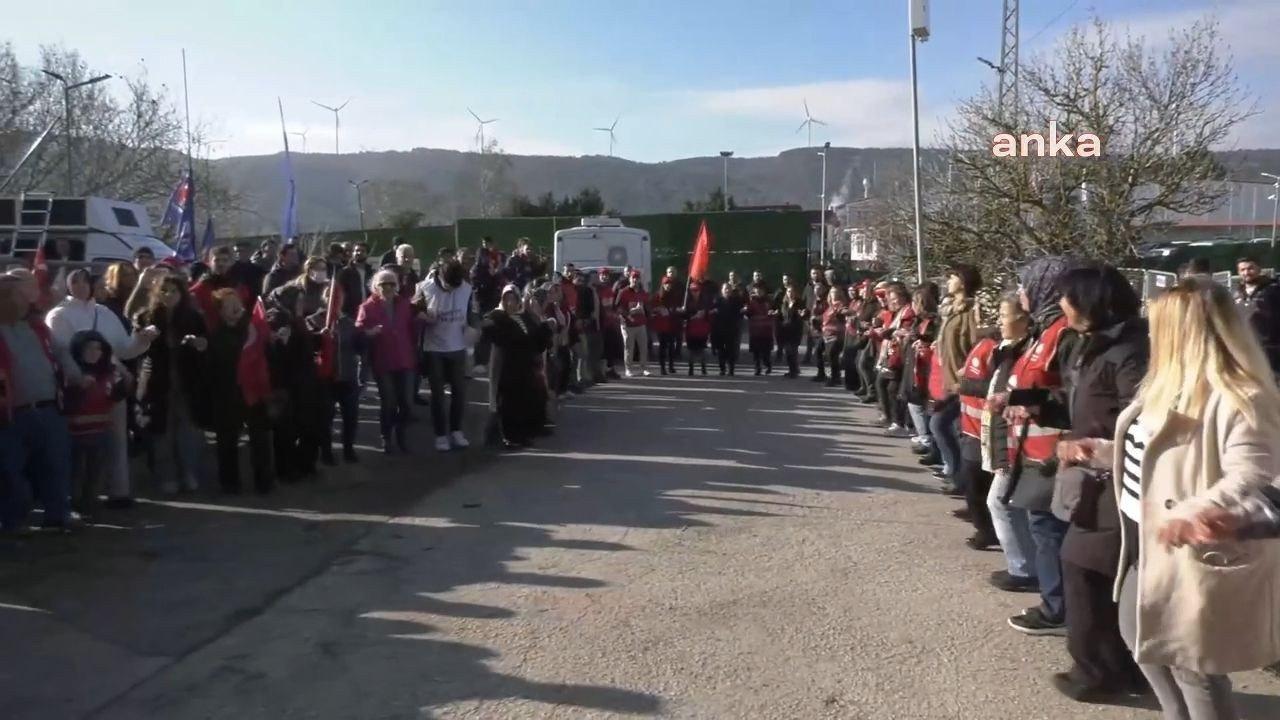 Polonez işçilerinin 'zafer halayı'