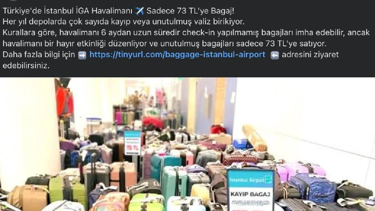 İstanbul Havalimanı'nda unutulan bagajlar 73 TL'ye mi satılıyor? - Sayfa 1