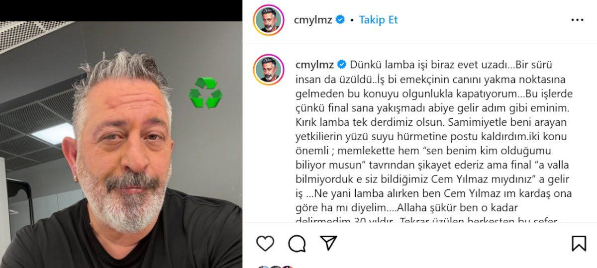 Cem Yılmaz '43 bin TL'lik 'lamba' paylaşımını kaldırdı: Bu sefer ben özür dilerim - Sayfa 2