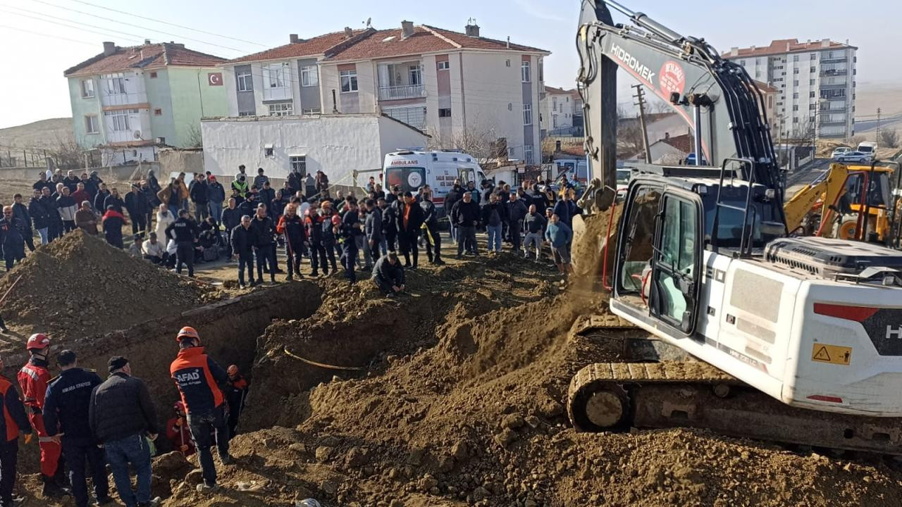 Ankara'da göçük: 2 işçi toprak altında kalarak öldü, 1 kişi gözaltında