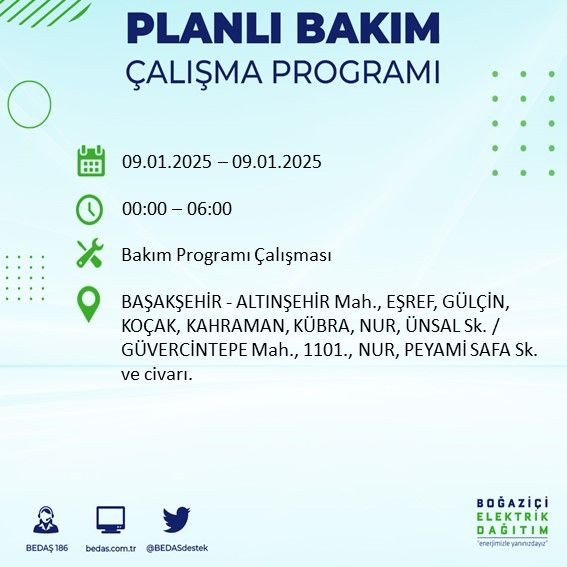 BEDAŞ paylaştı: İstanbul'da bugün elektrik kesintisi yaşanacak ilçeler - Sayfa 3