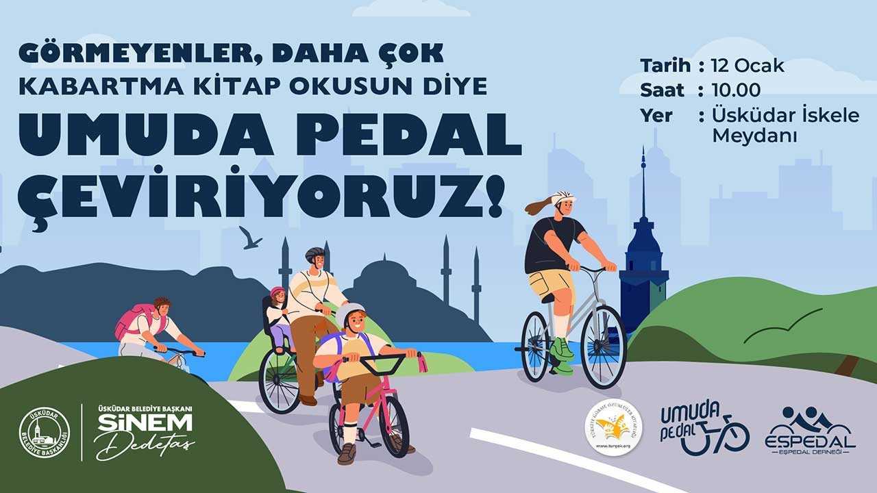 Üsküdar’da umuda pedal etkinliği