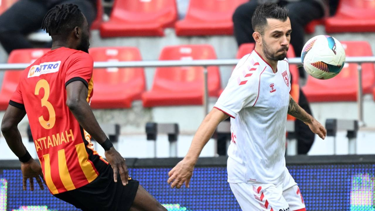 Samsunspor'a tek gol yetti: 43'üncü saniyede 3 puan