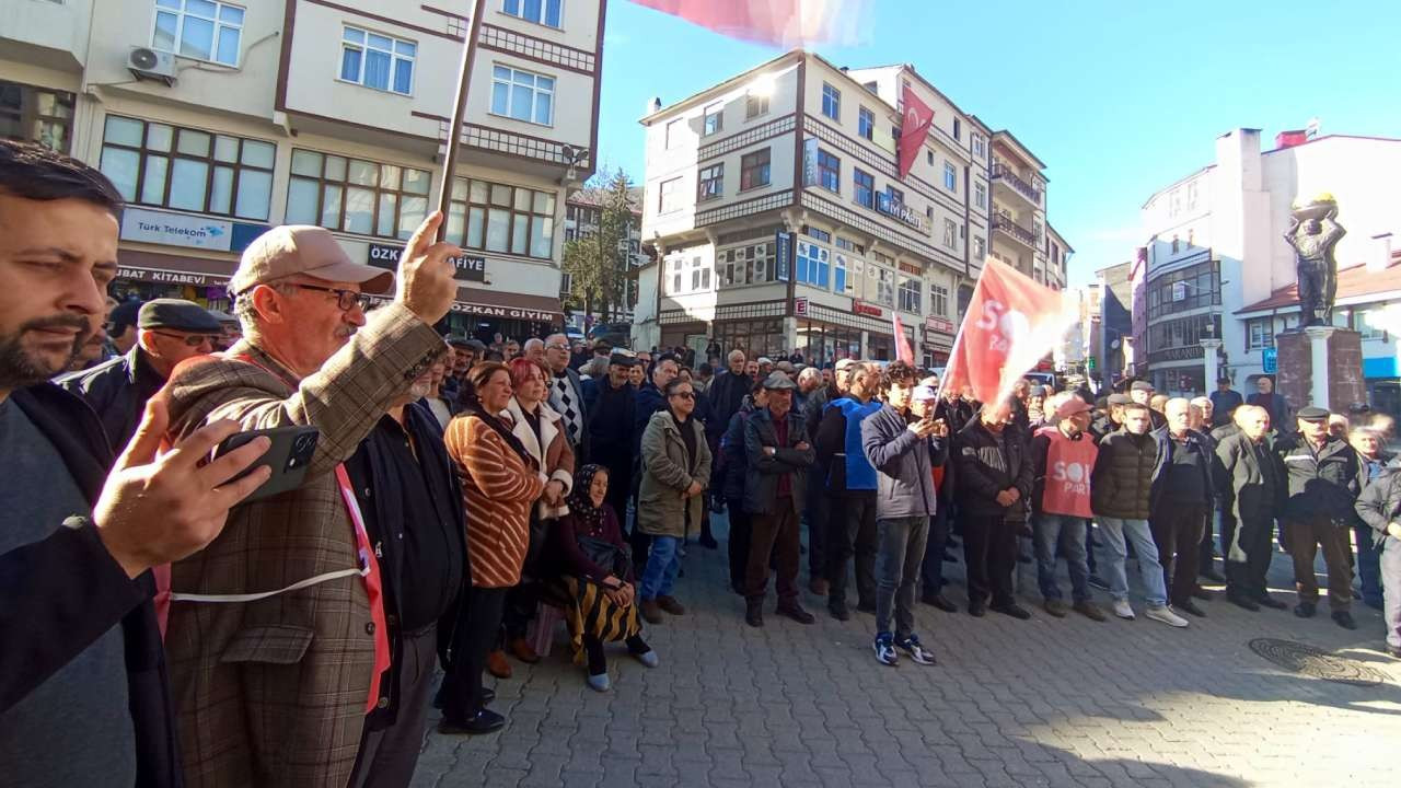 Trabzon'da asgari ücret eylemi: Onlar yeryüzünde cenneti yaşıyor