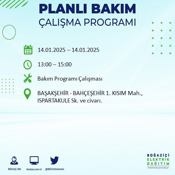 BEDAŞ paylaştı: İstanbul'da bugün elektrik kesintisi yaşanacak ilçeler - Sayfa 2