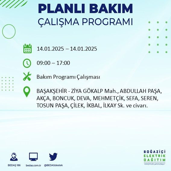 BEDAŞ paylaştı: İstanbul'da bugün elektrik kesintisi yaşanacak ilçeler - Sayfa 3