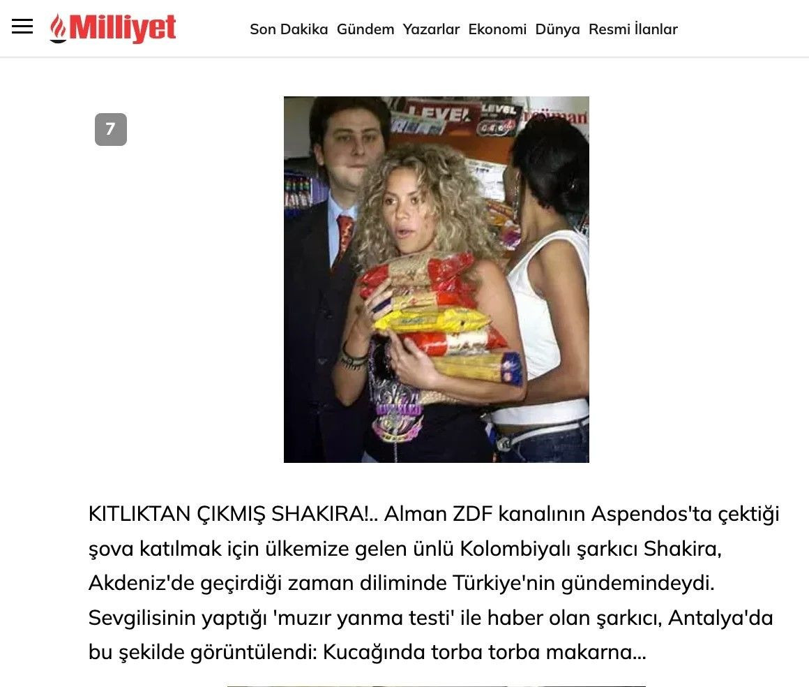 Shakira'yı Türkiye’de bir markette gösteren fotoğraf gerçek mi? - Sayfa 2