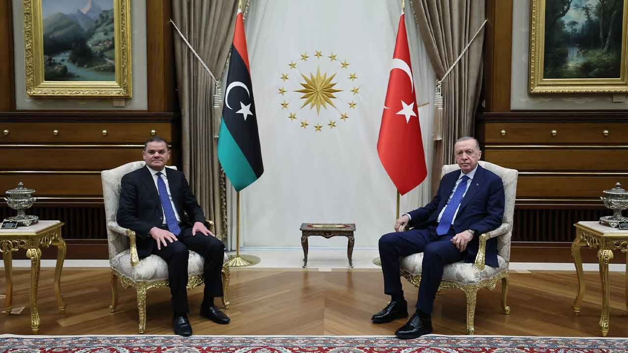 Cumhurbaşkanı Erdoğan, Libya Başbakanı Dibeybe'yle görüştü