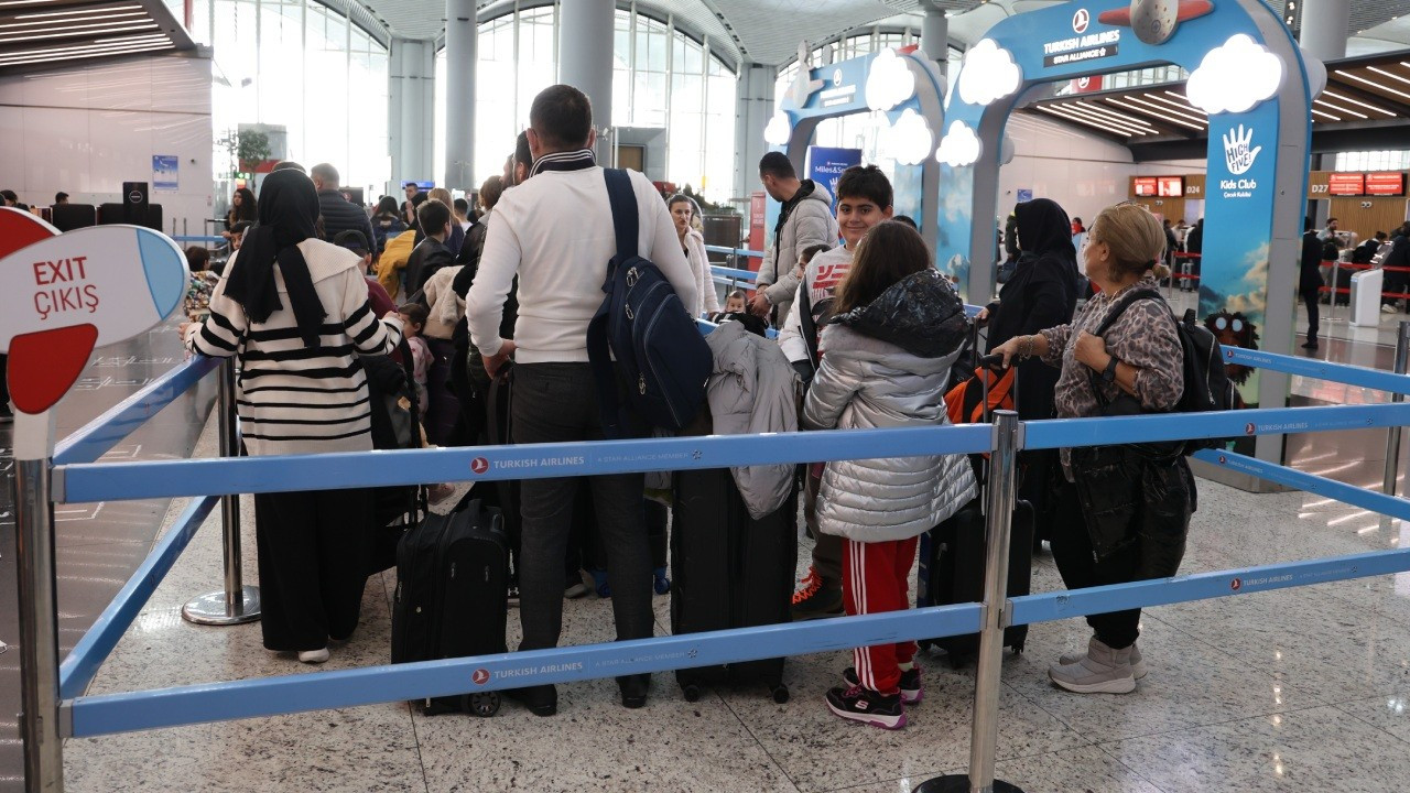 İstanbul Havalimanı'nda yoğunluk