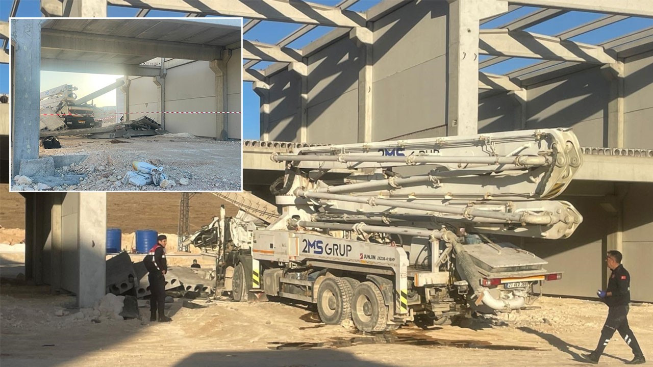 Çalıştığı inşaatta başına beton blok düşen vinç operatörü öldü