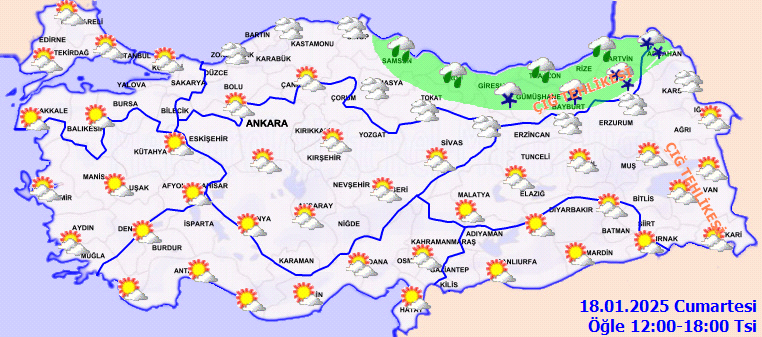 Meteoroloji'den kar uyarısı: Batıda sıcaklıklar yükseliyor - Sayfa 1