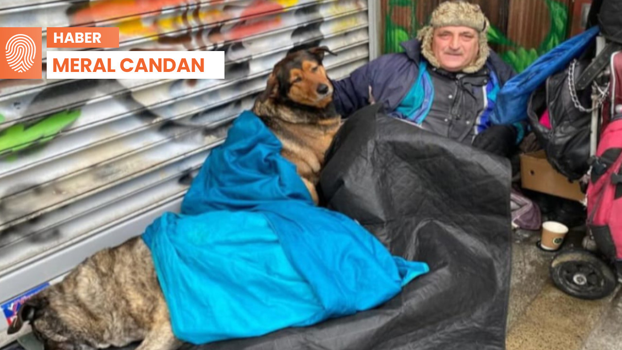 Kadıköy sokakta köpekleri ile yaşayan Gültekin için ayakta