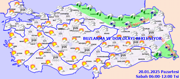 Meteoroloji'den sarı kodlu kuvvetli sağanak ve kar uyarısı - Sayfa 2