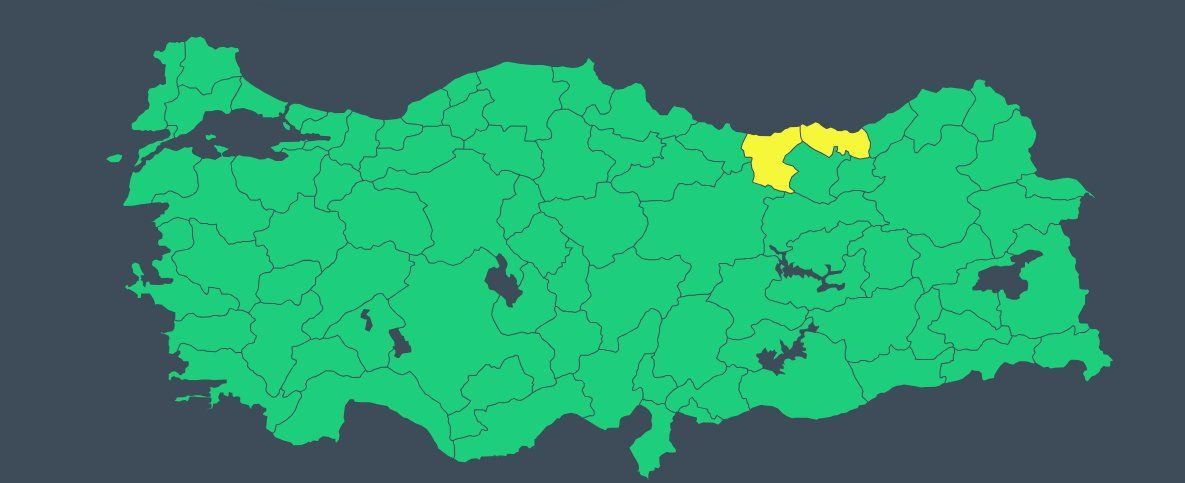 Meteoroloji'den sarı kodlu kuvvetli sağanak ve kar uyarısı - Sayfa 1