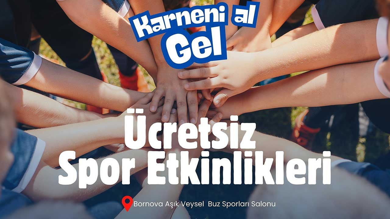 İzmir Büyükşehir'den 'karneni al gel' ücretsiz spor etkinleri