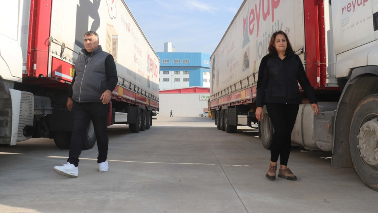 TIR şoförü çift: Gümrük kapılarında karşılaşıyoruz