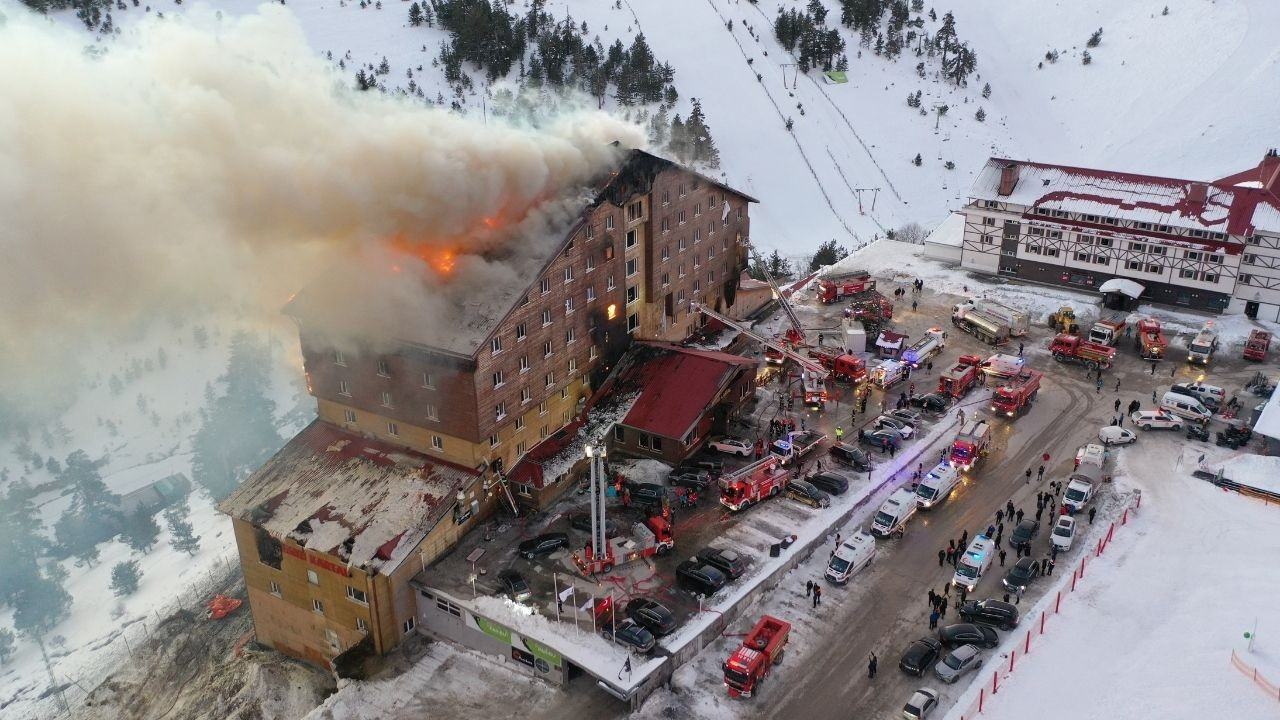 Kartalkaya'da otel yangını: 10 kişi hayatını kaybetti