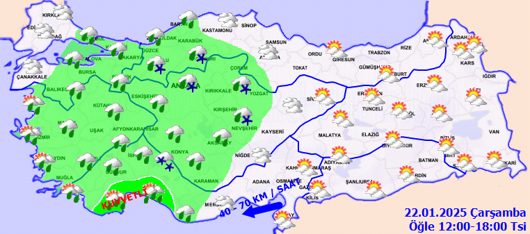 Meteoroloji'den sarı kodlu kuvvetli sağanak uyarısı: Sıcaklıklar 5 derece birden düşecek - Sayfa 1