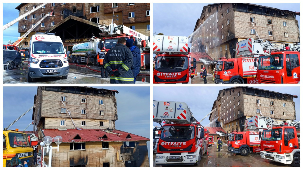 Grand Kartal Otel sertifikasını almış ama yangın eğitimini almamış