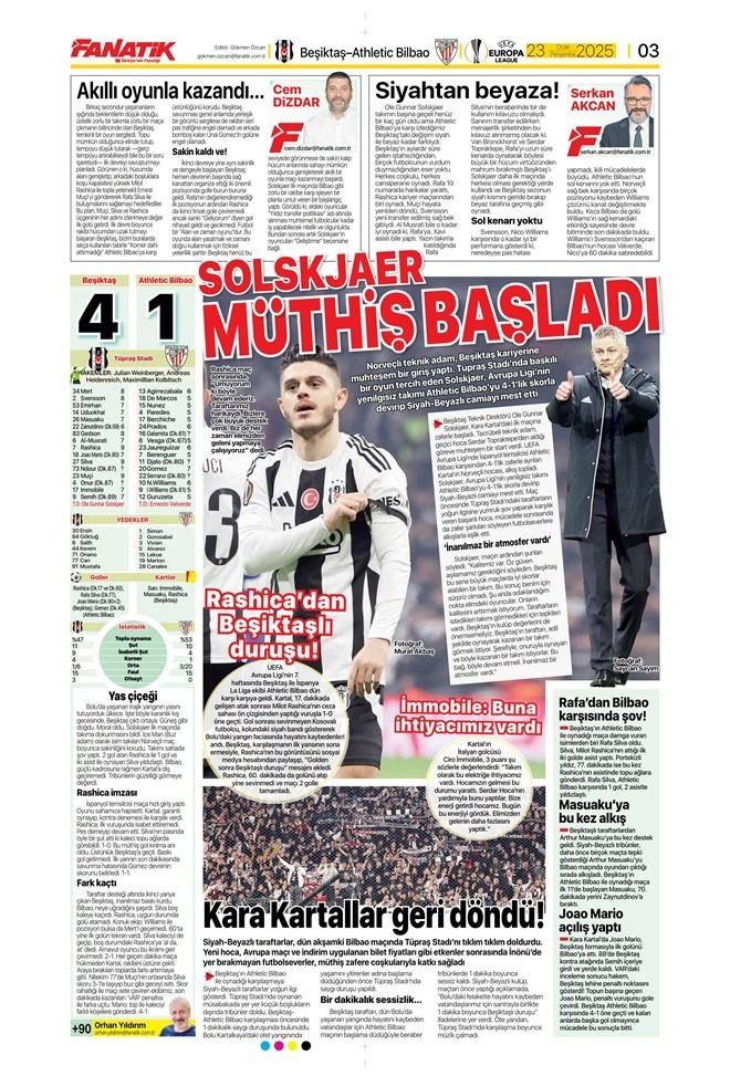 Günün spor manşetleri: 'Beşiktaş şovla döndü' - Sayfa 2