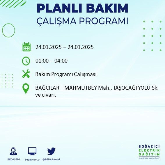 BEDAŞ paylaştı: İstanbul'da yarın elektrik kesintisi yaşanacak ilçeler - Sayfa 3