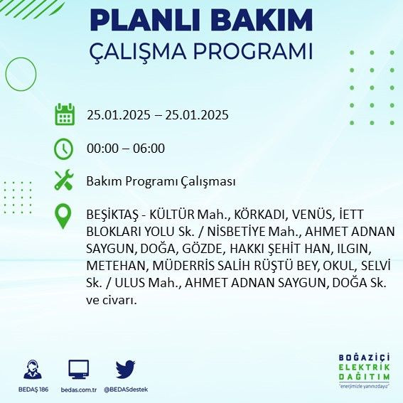 BEDAŞ paylaştı: İstanbul'da bugün elektrik kesintisi yaşanacak ilçeler - Sayfa 4