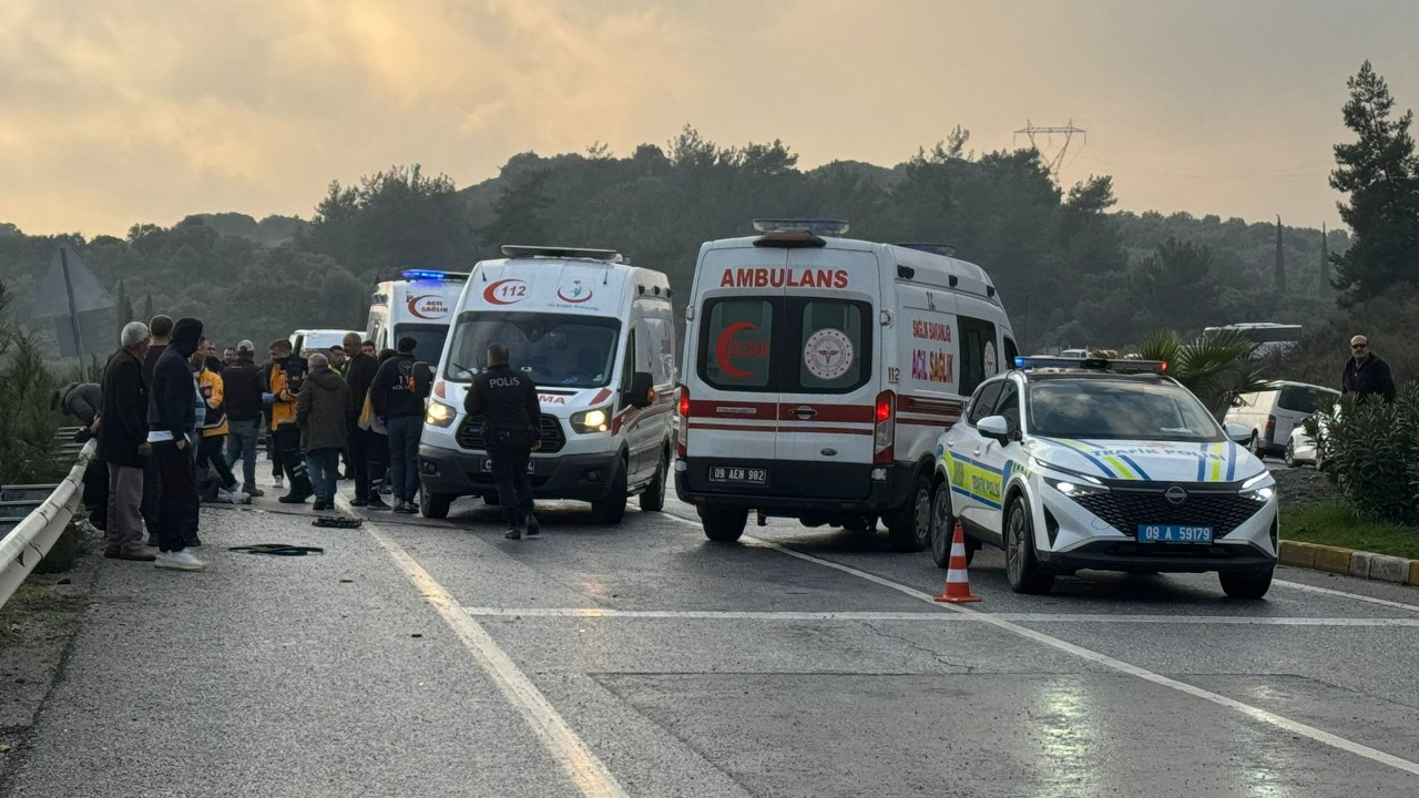 Aydın'da trafik kazası: 1 kişi öldü, 4 kişi yaralandı