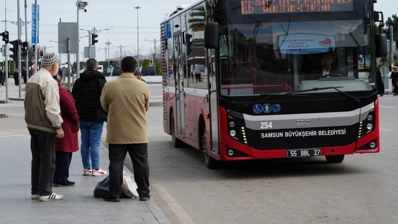 Samsun'da toplu ulaşıma zam