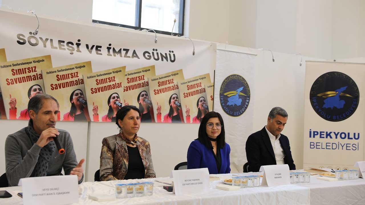 İpekyolu’nda Yüksekdağ’ın kitabı için imza günü ve söyleşi