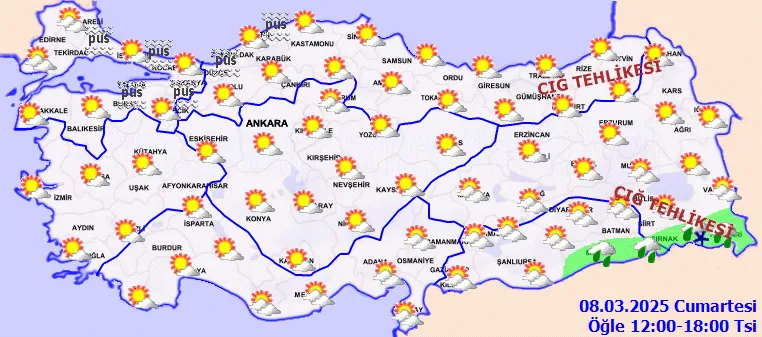 Meteoroloji'den haftalık tahmin: Sıcaklıklar artıyor, yağış yok