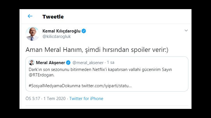 Akşener'den Erdoğan'a, 'Dark bitmeden kapatma' dedi, Kılıçdaroğlu'ndan yanıt geldi - Sayfa 4